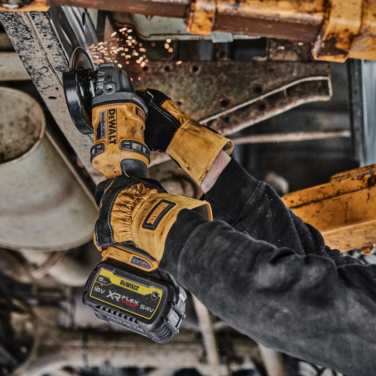 Polizor unghiular DeWalt, DCG418N, 125 mm, XR Flexvolt 54 V (acumulatorul nu este inclus), motor fara perii [4]