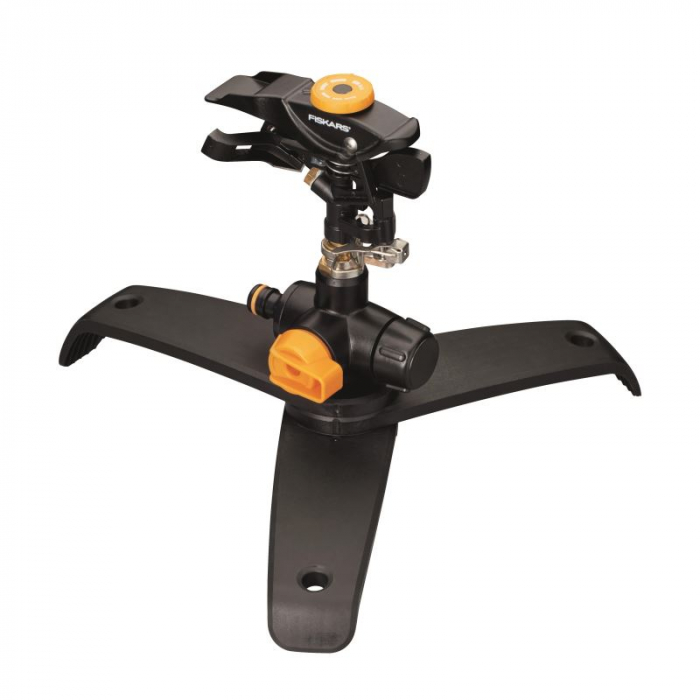 Aspersor pulsator cu trepied Fiskars, buton on/off [2]