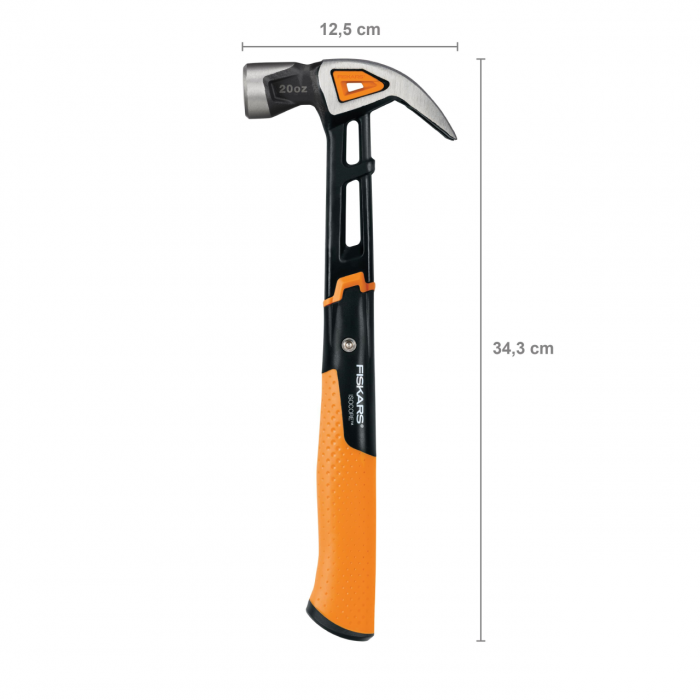 Ciocan curbat Fiskars IsoCore L, 1027203,  907 g, 340 mm [5]