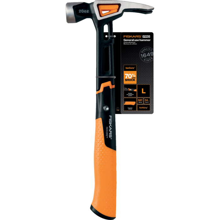 Ciocan universal Fiskars IsoCore L, 156001, 600 g, 35 cm [2]