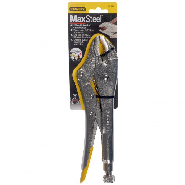Cleste cu blocare cu falci curbe Stanley, 0-84-809, 225 mm [3]