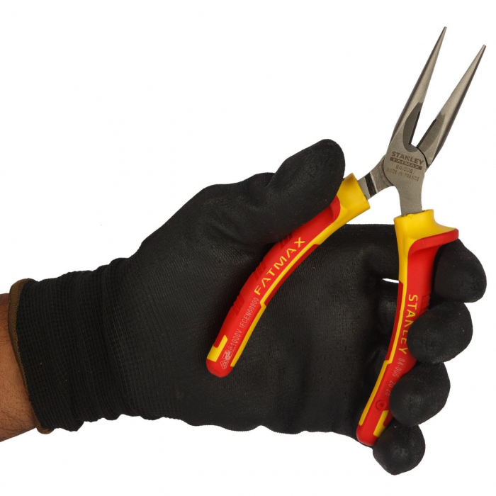 Cleste cu falci lungi electroizolat Stanley Fatmax, 0-84-006, 1000 V 160 mm [12]