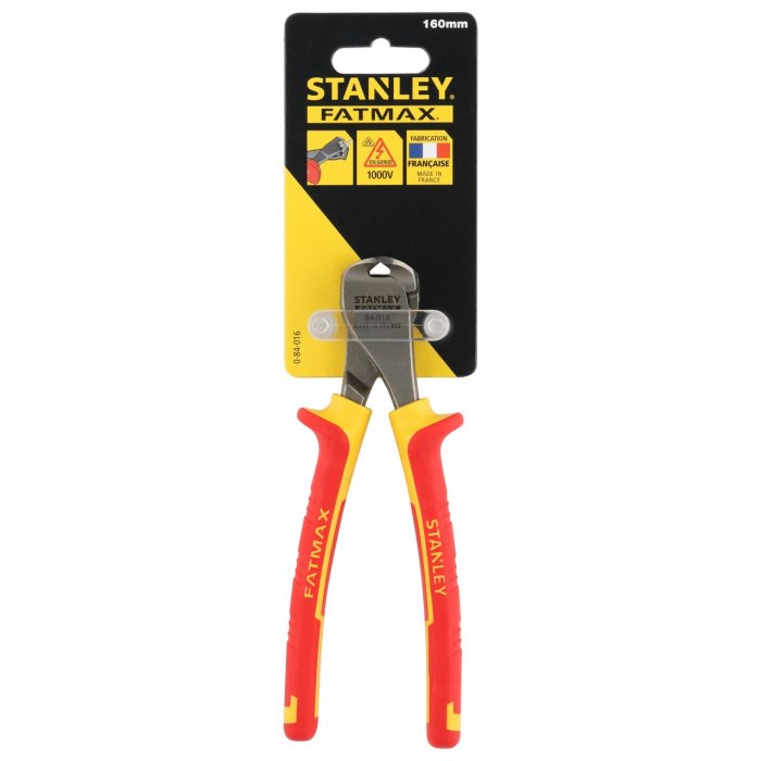 Cleste electroizolat cu taietura transverala Stanley Fatmax, 0-84-016, 1000 V 160 mm [7]
