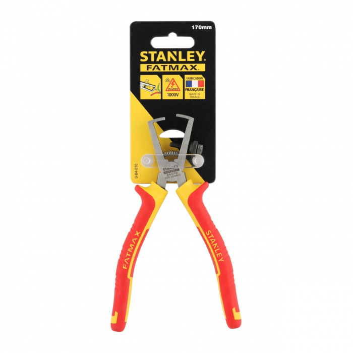 Cleste electroizolat pentru dezizolarea cablurilor Stanley Fatmax, 0-84-010, 1000 V 160 mm [11]