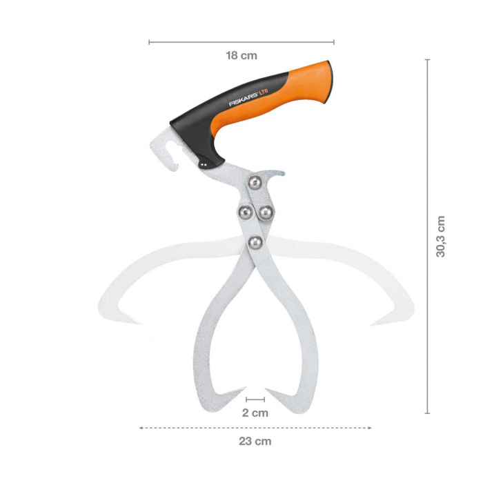 Cleste pentru busteni Fiskars WoodXpert, 126031 / 1003625, 383 mm, 690 g [6]