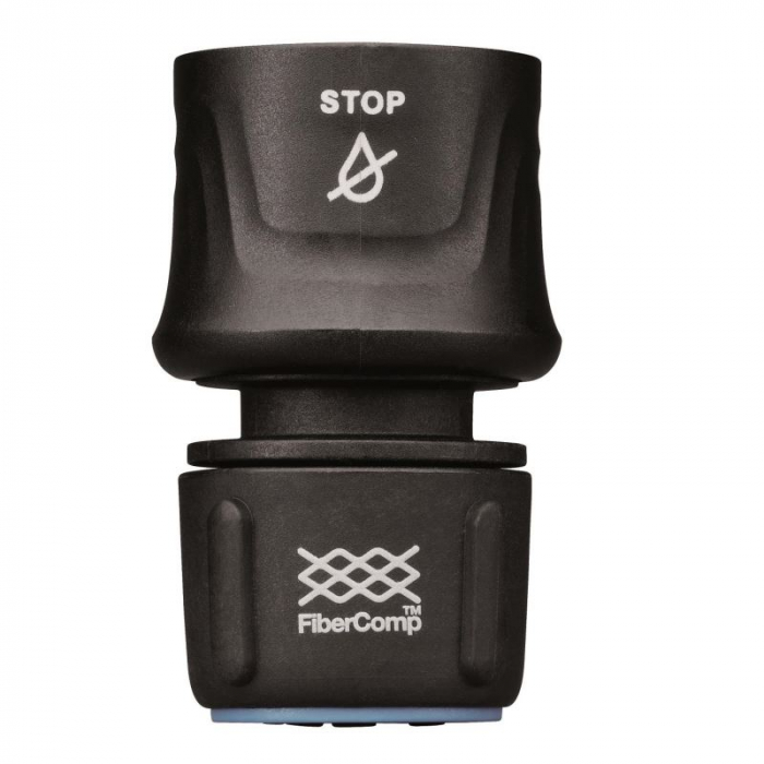 Conector furtun de gradina Fiskars AquaSTOP, 13 mm (1/2") [3]