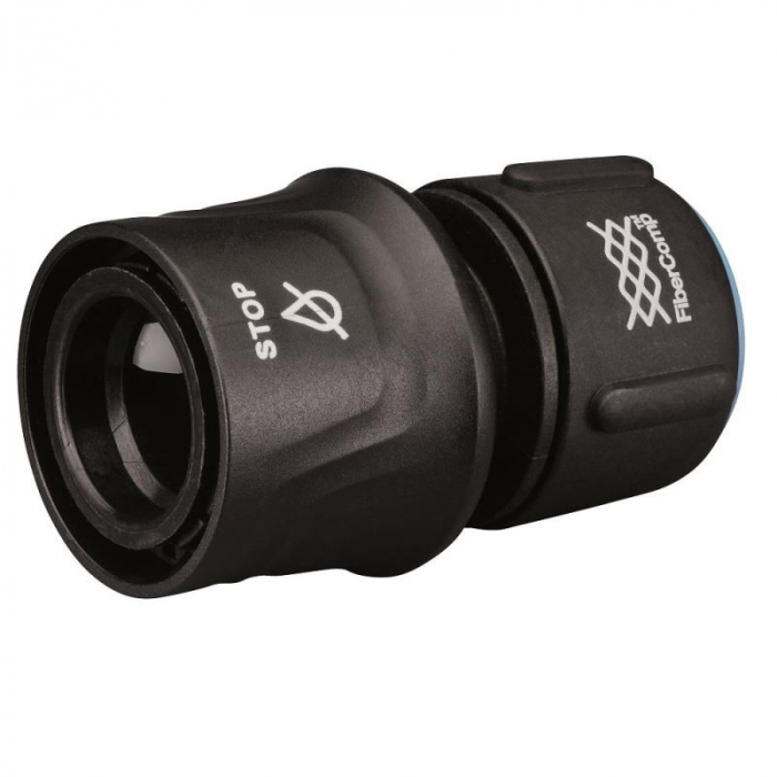 Conector furtun de gradina Fiskars AquaSTOP, 13 mm (1/2") [2]