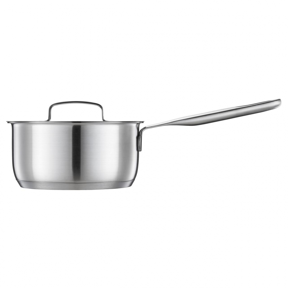 Cratita cu capac, din otel inoxidabil, fara acoperire antiaderenta, Fiskars All Steel, 1.5 l [2]