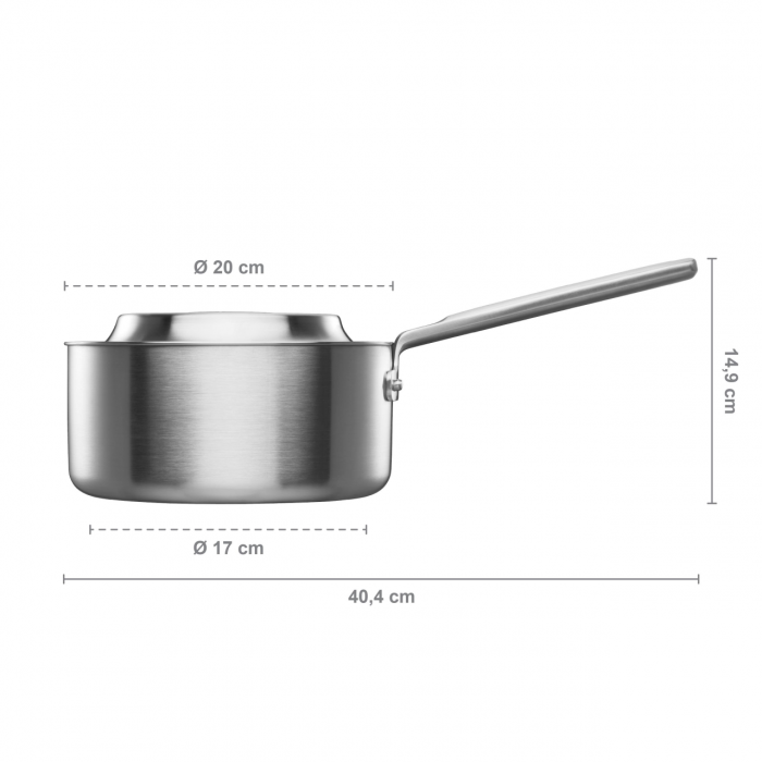 Cratita din inox pentru sos Fiskars Norden, 2.5 l [5]