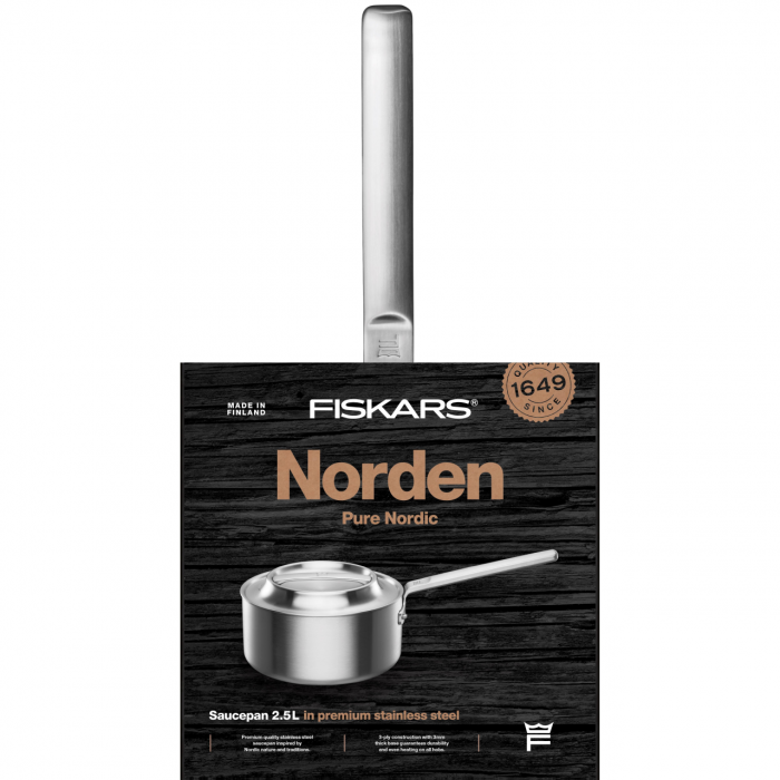 Cratita din inox pentru sos Fiskars Norden, 2.5 l [4]