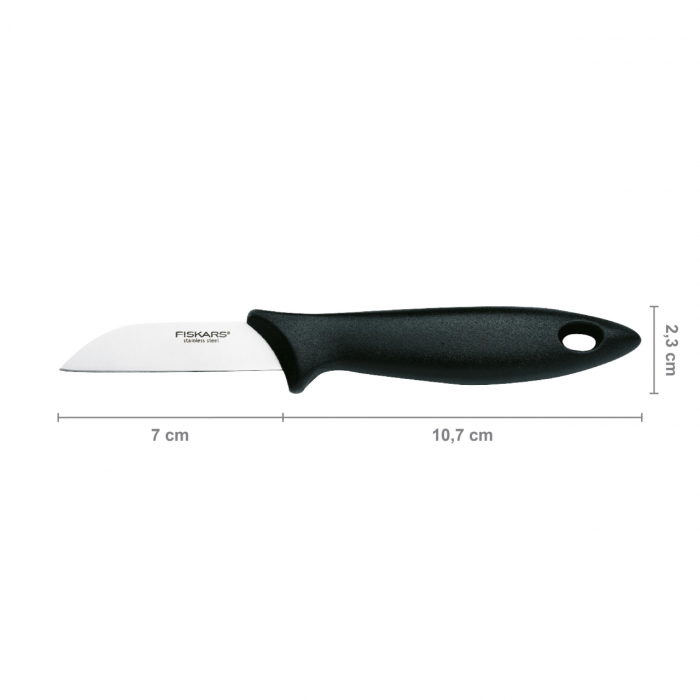Cutit pentru curatat Fiskars Essential, 7 cm, otel inoxidabil [4]