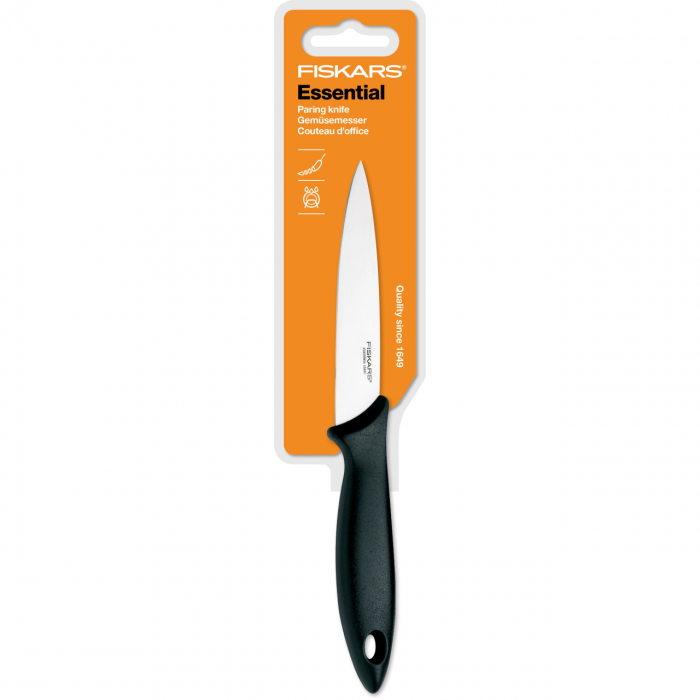 Cutit pentru legume Fiskars Essential,11 cm, otel inoxidabil [2]