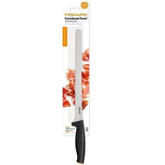 Cutit pentru sunca si somon Fiskars Functional Form, 26 cm, otel inoxidabil [2]