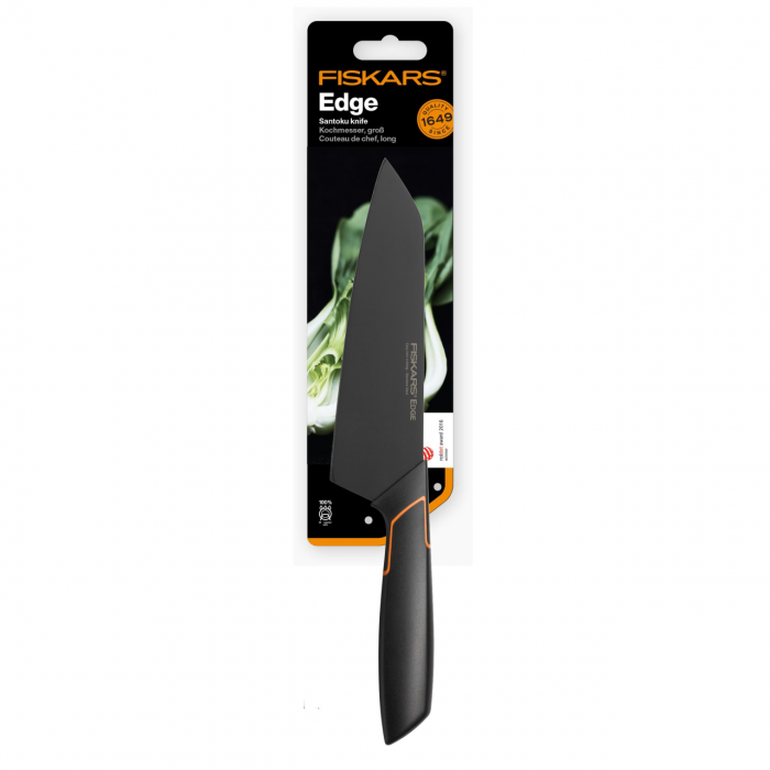 Cutit Santoku Fiskars Edge, 17 cm, otel inoxidabil [5]