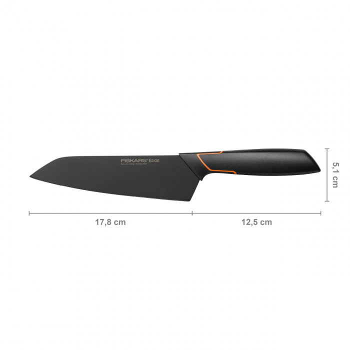 Cutit Santoku Fiskars Edge, 17 cm, otel inoxidabil [4]