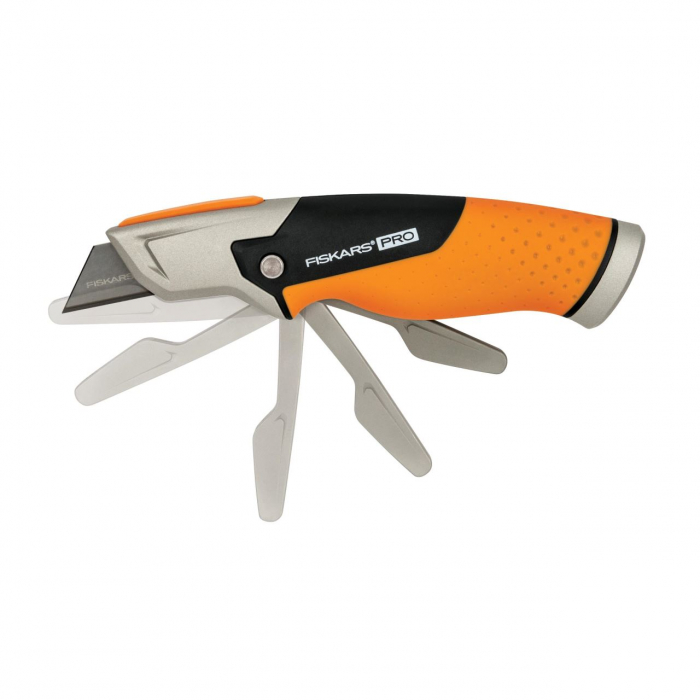 Cutit utilitar cu lama trapezoidala Fiskars CarbonMax, 1027222, 182 mm, 200 g [3]