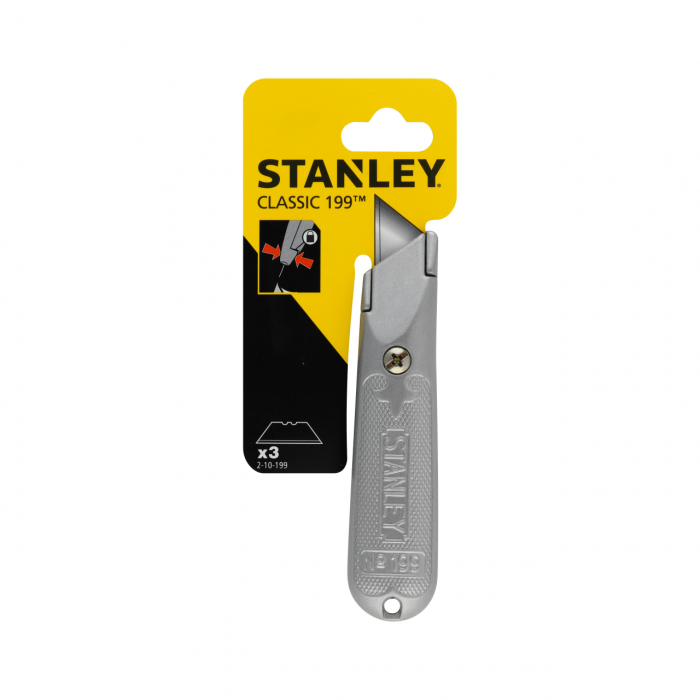 Cutter Stanley cu lama fixa, 140 mm, 3 lame incluse [3]