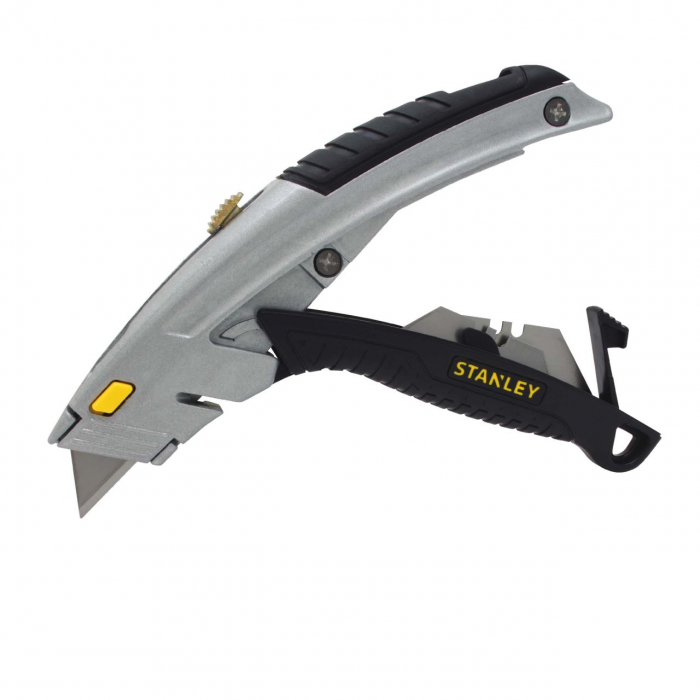 Cutter Stanley cu lama retractabila,180 mm, 3 lame incluse [9]