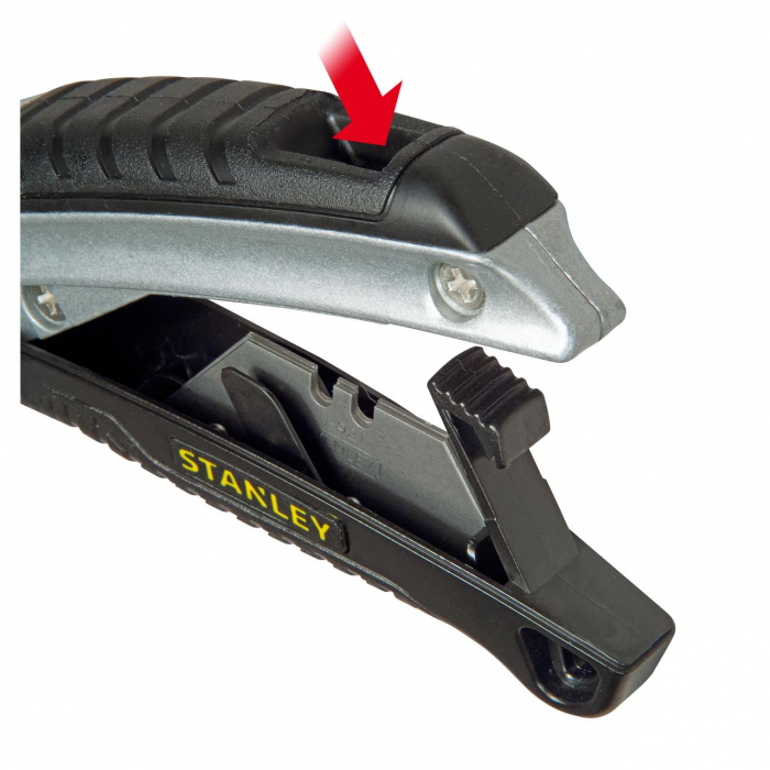 Cutter Stanley cu lama retractabila,180 mm, 3 lame incluse [7]