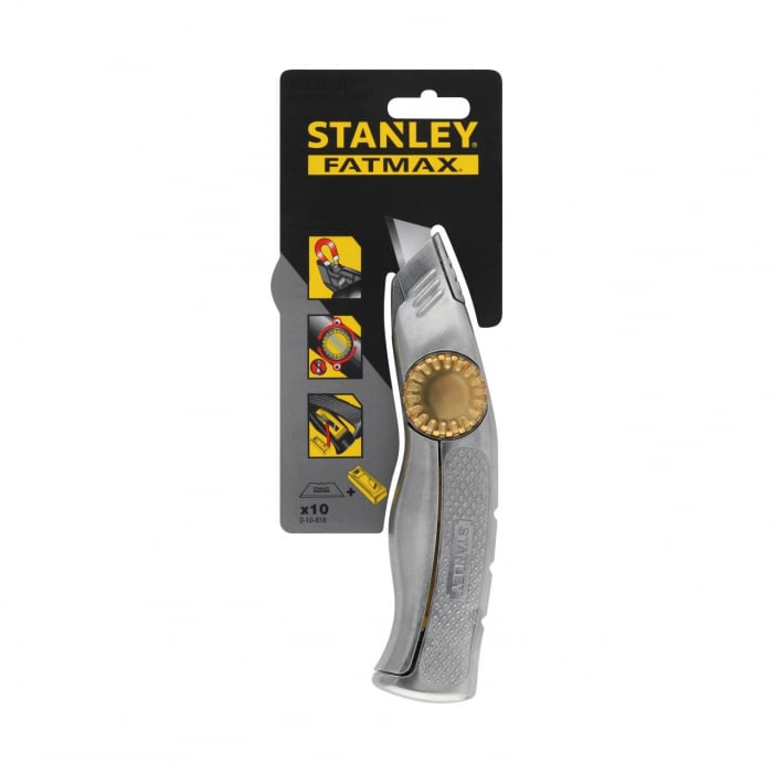 Cutter Stanley FatMax cu lama fixa, 205 mm, 10 lame incluse [3]