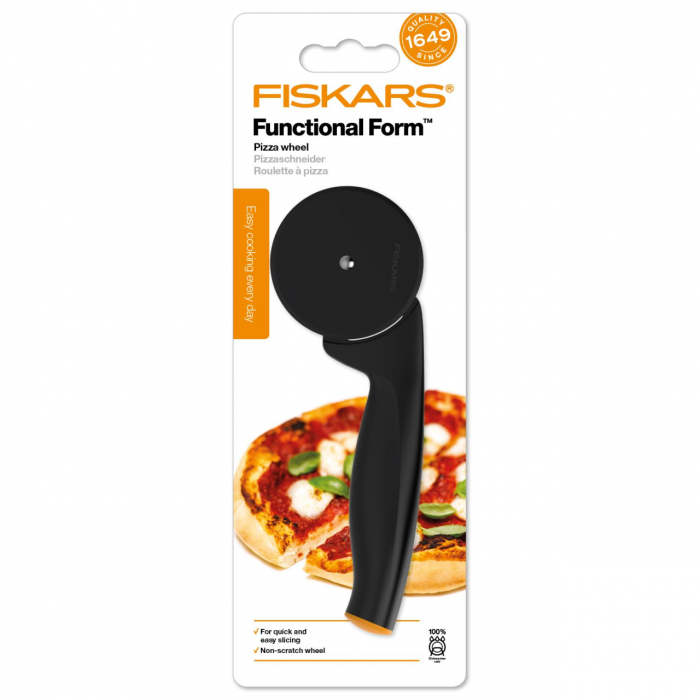 Feliator pentru taiat pizza Fiskars Functional Form, 260 mm, 50 g [2]