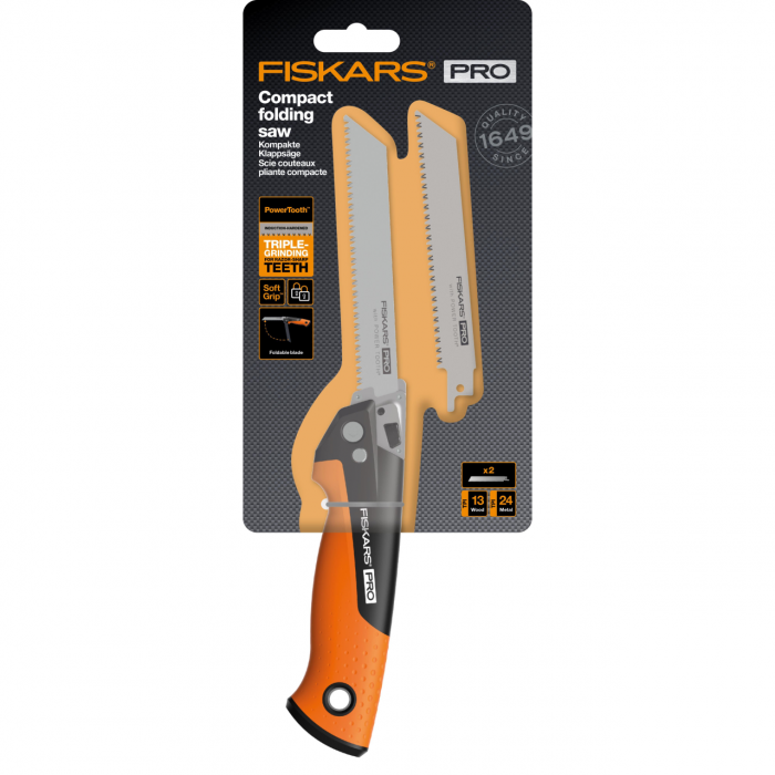 Fierastrau pliabil Fiskars Compact, 2 lame [7]