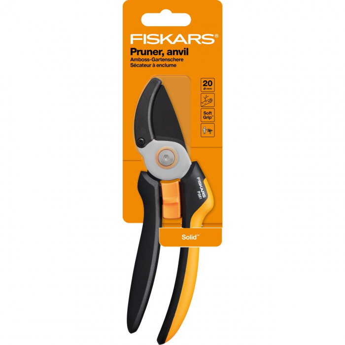 Foarfeca nicovala pentru gradina Fiskars Solid (P361) [3]