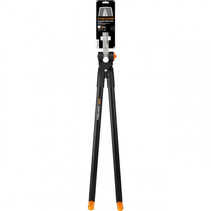 Foarfeca pentru gazon si gard viu Fiskars PowerLever GS53, 900 mm, 1310 g [2]