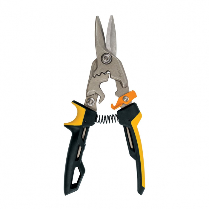 Foarfeca pentru tabla Fiskars PowerGear, taietura dreapta [4]