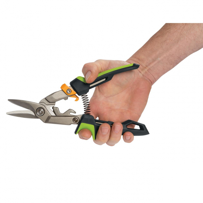 Foarfeca pentru tabla Fiskars PowerGear, taietura pe dreapta [3]