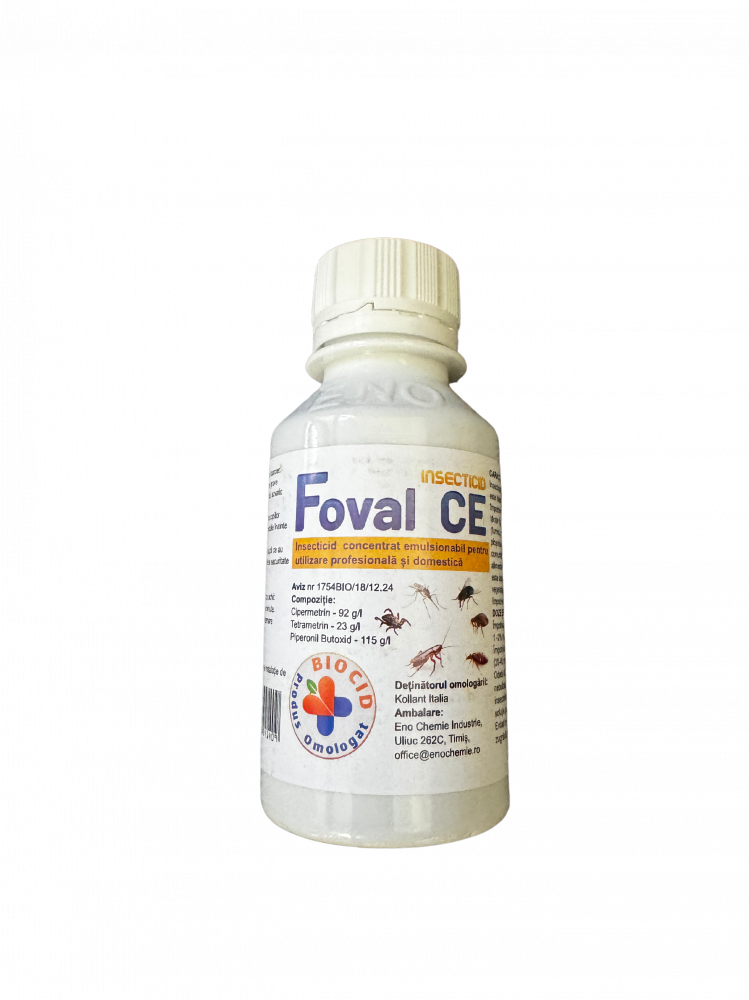 Foval CE, insecticid (muste, musculite, tantari, furnici, purici,capuse) [2]