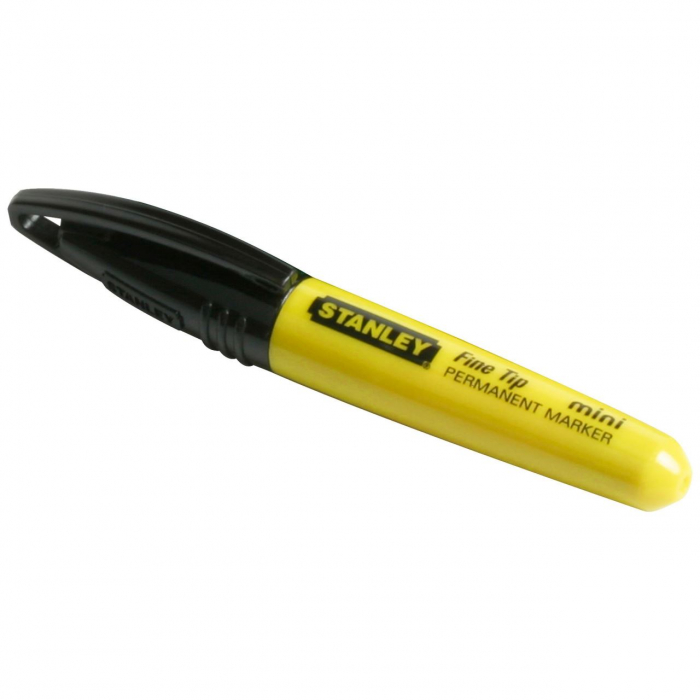 Marker mic Stanley, negru, varf subtire [2]