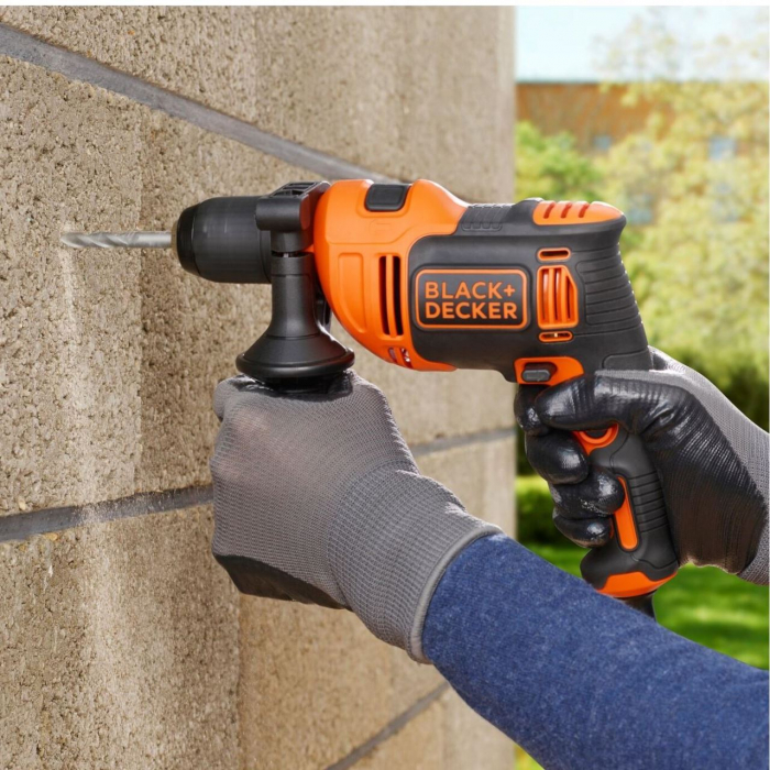 Masina de gaurit cu percutie Black&Decker, BEH710, 710 W 1.5-13 mm [6]