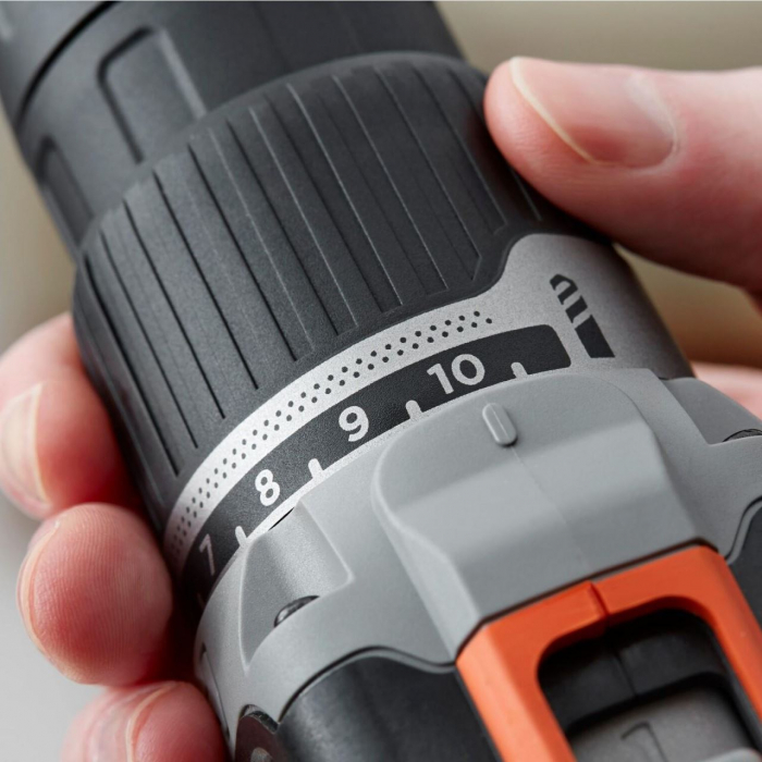 Masina de gaurit si insurubat Black&Decker, BCD003C1, acumulator LI-ION 1.5Ah 18V, cutie pentru transport [11]