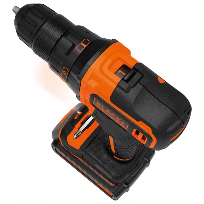 Masina de gaurit si insurubat Black&Decker BDCDD186-QW cu acumulator Li-Ion 1.5 Ah 18V si incarcator [3]