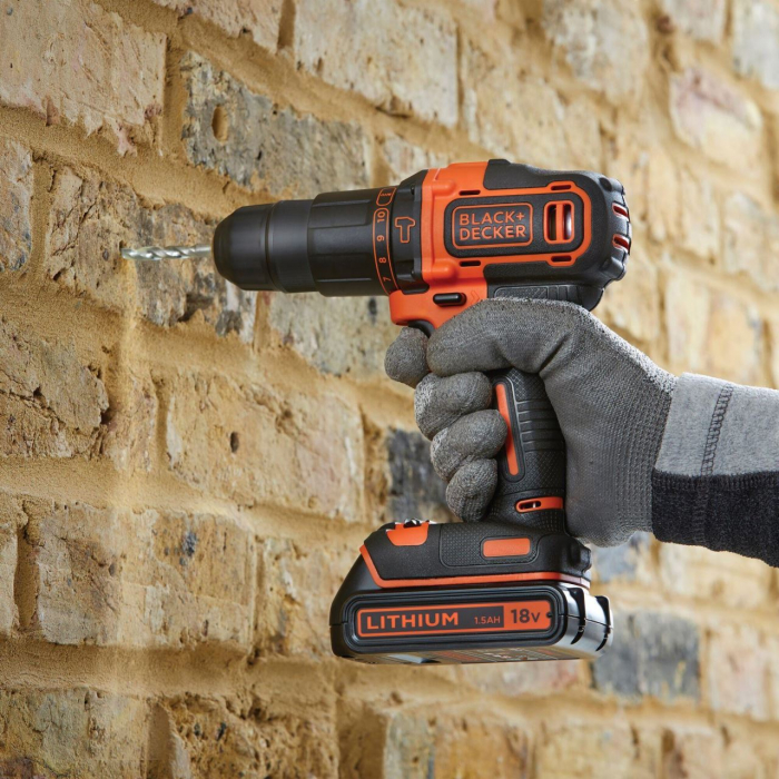 Masina de gaurit si insurubat Black&Decker, BDCHD18, acumulator LI-ION 1.5Ah 18V [6]