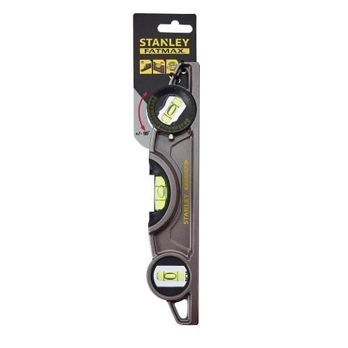 Nivela Stanley FatMax Torpedo Magnetica, 25 cm, 3 fiole [2]