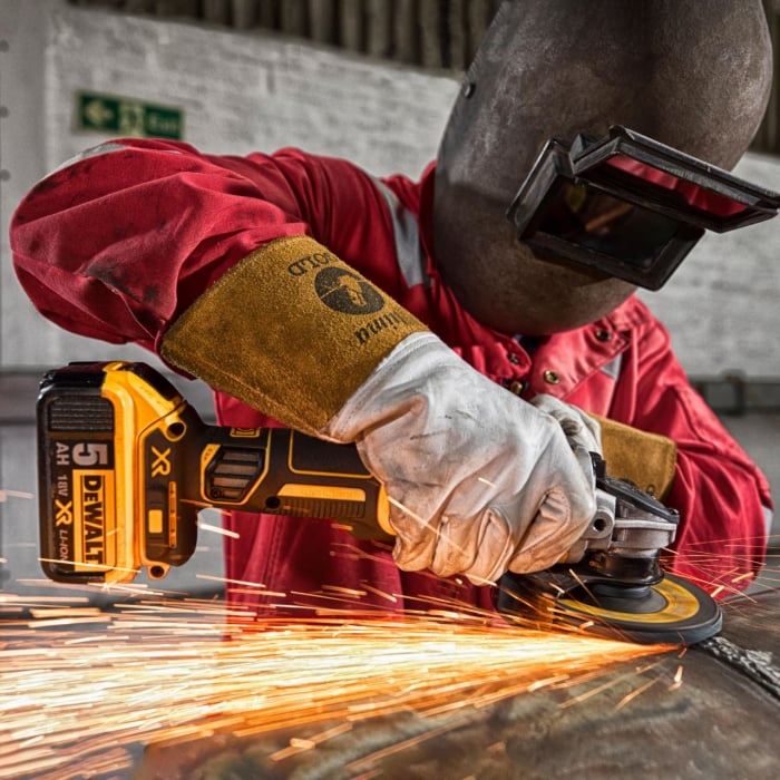 Polizor unghiular DeWalt, DCG405P2, 125 mm, 2 acumulatori XR Li-Ion 18 V 5.0 Ah [8]
