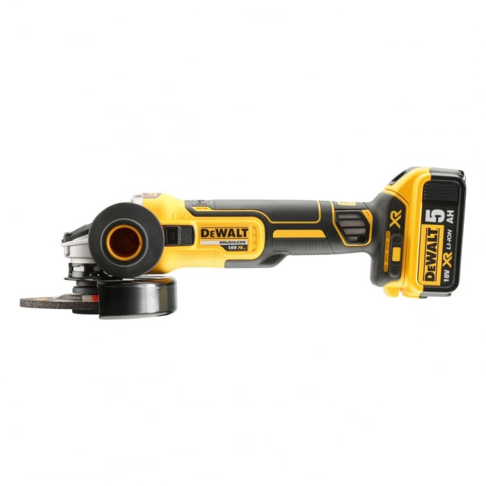 Polizor unghiular DeWalt, DCG405P2, 125 mm, 2 acumulatori XR Li-Ion 18 V 5.0 Ah [2]