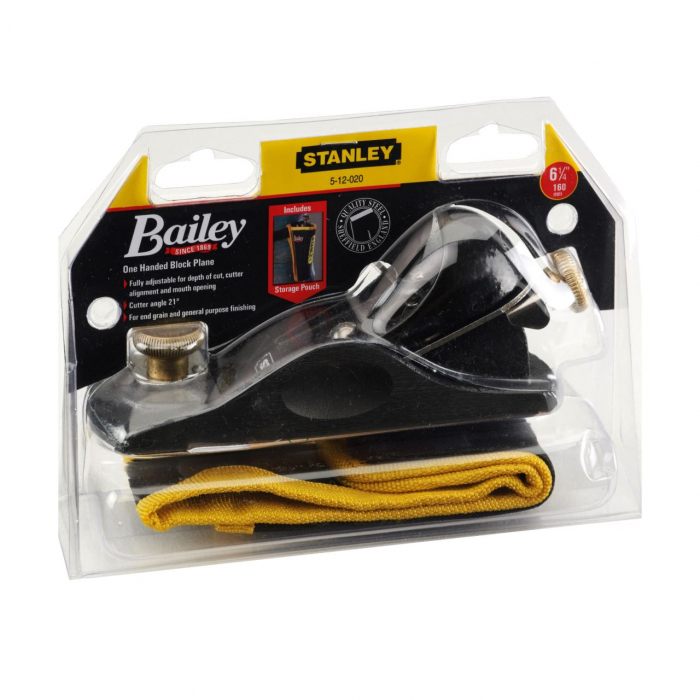 Rindea din fonta cu unghi de taiere de 21º Stanley, 1-12-020, 160 x 40 mm [10]