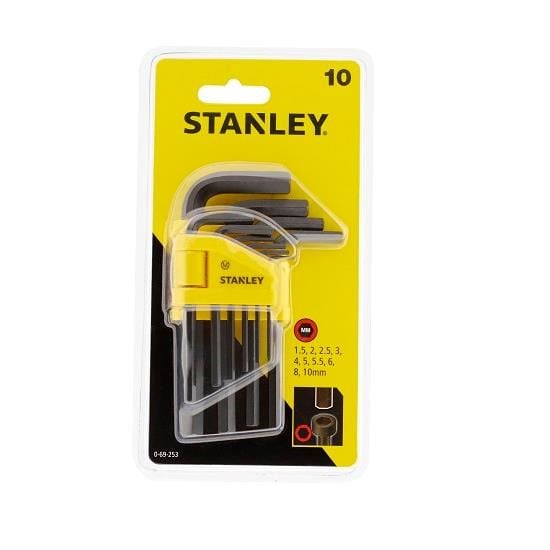 Set 10 chei imbus Stanley, tip ''L'', metric 1.5-10 mm [2]