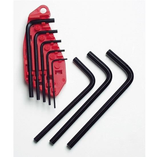 Set 8 chei imbus Stanley, tip "L", metric 1.5-6 mm [3]