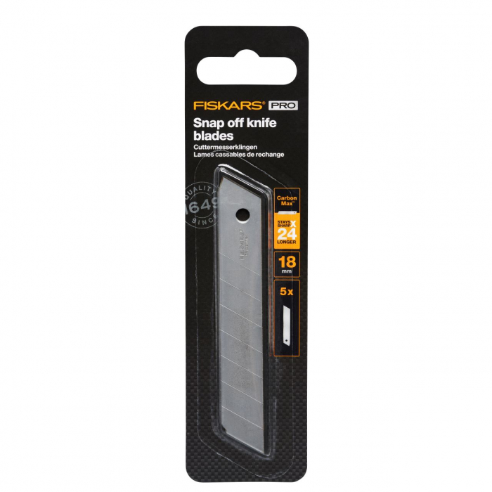 Set de 5 lame segmentate de 18 mm Fiskars CarbonMax, 1027232 [3]