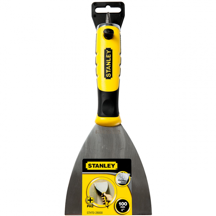 Spaclu cu lama de inox si bit PH2 Stanley, STHT0-28000 , 100 mm [2]