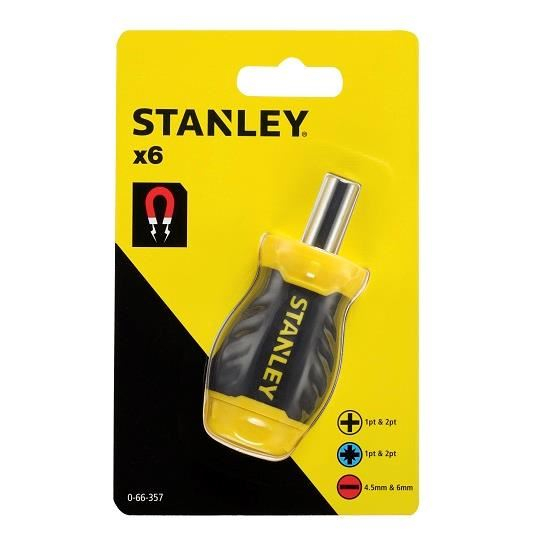 Surubelnita magnetica Stanley + 6 varfuri [10]