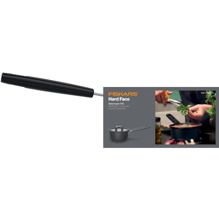 Tigaie cu capac Fiskars Hard Face, Ø 18 cm, 1.8 L [5]