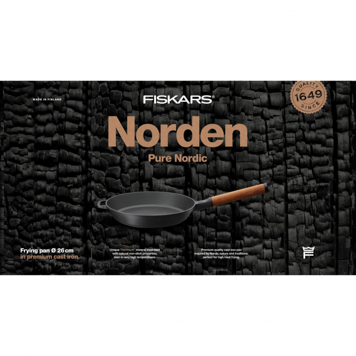 Tigaie din fonta Fiskars Norden, Ø 24 cm [3]