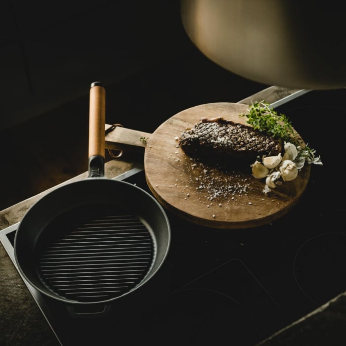 Tigaie grill din fonta Fiskars Norden, Ø 26 cm [5]
