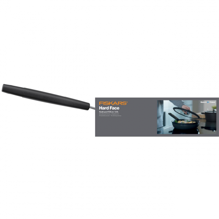Tigaie pentru sote cu capac Fiskars Hard Face, 26 cm, 2.8 L [5]