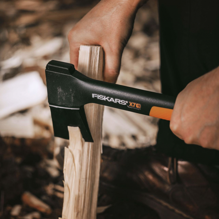 Topor pentru camping Fiskars X7, XS, 385 mm, 640 g [8]